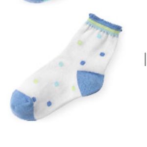 NWT Gymboree Vintage Rainbow Sherbet Dot Socks Size 4-5 year shoe size 9-11 2003